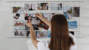 Create a vision board to remember why you started learning English