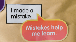 Mistakes help you learn a language and they are normal.